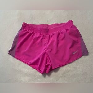 Nike Women's Athletic Shorts in Pink and Purple